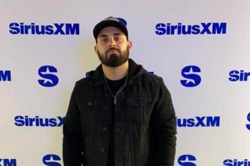 Portadown native Aaron Brankin AKA Branko at Sirius XM Shade 45 in New York city for an interview with Lord Sear on the launch of his new single Tenfold.