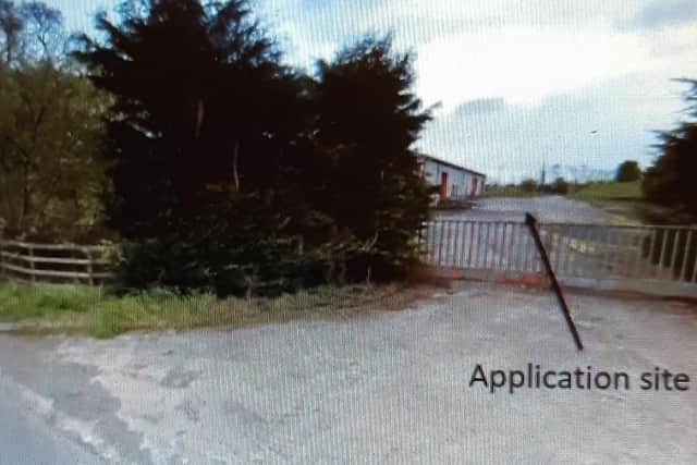 The proposed site at Rickamore Road Upper. Pic: Antrim and Newtownabbey Borough Council
