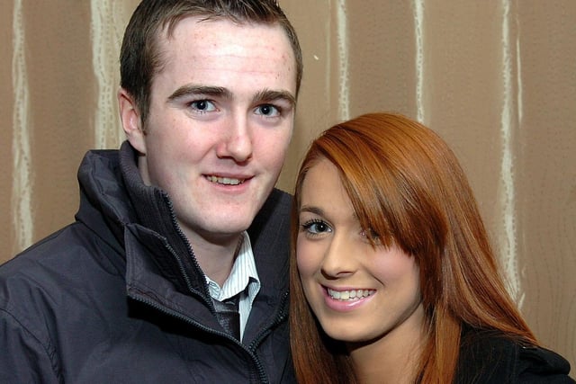 Pictured at Newbridge GFC annual presentation dinner held in the Elk in February 2010 are Gerard Burke and Janelle McGurk.
