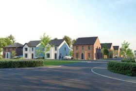 A CGI of what the new Derrymacash housing development will look like. Credit: ABC Planning portal