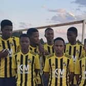 Kitted out...the Mzansi Soccer Academy team.