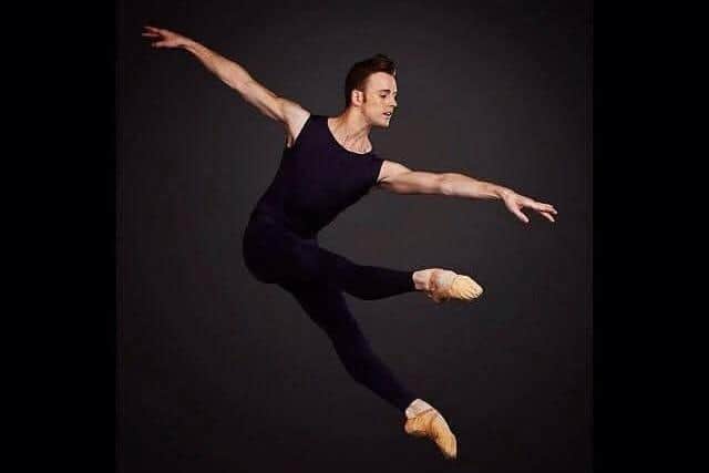 Leigh Alderson, a professional ballet dancer originally from Portadown, Co Armagh, performing at Les Grands Ballets Canadiens.