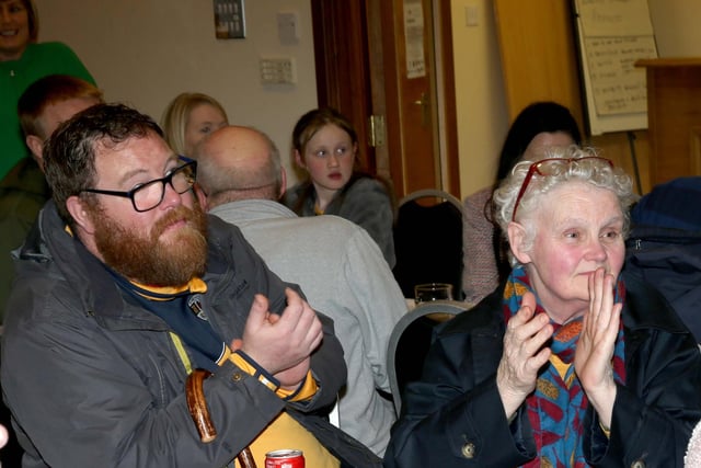 Pictured at the Irish Language event held at Armoy GAC, organised by the Good Relations Department of Causeway Coast and Glens Borough Council