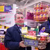 Peter Rodgers, Business Manager at Valeo Foods Northern Ireland pictured with Michael Logan, Buying Manager, Impulse. CREDIT RUMOUR MILL COMMUNICATIONS
