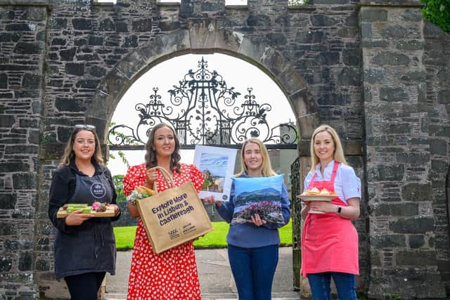 The recently appointed LCCC Chair of the Regeneration & Growth Committee, Councillor Claire Kemp, joins Rebecca Vance of RARE Grazing, Amber Jordan from Amber Jordan Design, and Sadhbh Baker from Krumb Bakery to announce the return of the popular Royal Hillsborough Farmers Market on Saturday 28th June and Saturday 26th July from 10am - 4pm. The market will proudly showcase a diverse offering of artisan traders, food and drink producers, specialist food vendors, local artists, artisan designs and makers against the quaint and picturesque backdrop of Royal Hillsborough's Dark Walk and Hillsborough Fort.