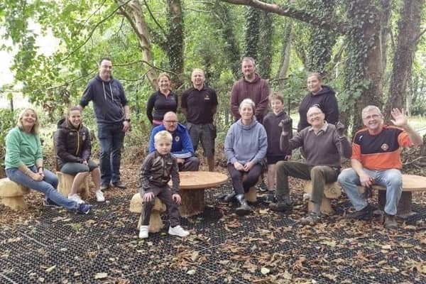 Volunteers who helped to create Forest Schools at Parkview