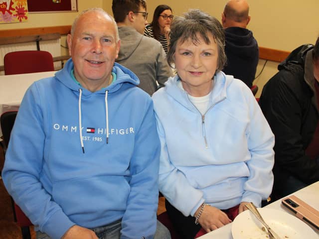 Kenny and Sally McCahon supporting the breakfast.
