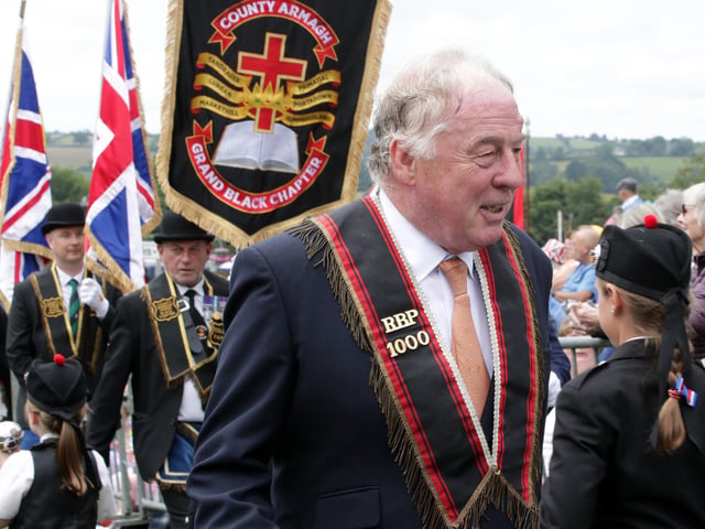 Huge crowds packed into Scarva for the annual Royal Black Institution July 13 demonstration.
