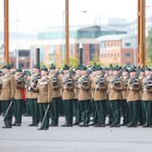 The historic Laying up of Colours ceremony and parade will be held in Ballymena. Photo submitted by Mid and East Antrim Borough Council