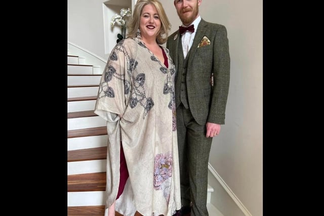Seamus O'Hara star of Oscar winning movie 'An Irish Goodbye' with his wife Mary-Ellen O'Hara. They are pictured at their villa prior to attending last night's Oscar Ceremony in Los Angeles, California during which ‘An Irish Goodbye’ won an Oscar for Best Live Action Short.