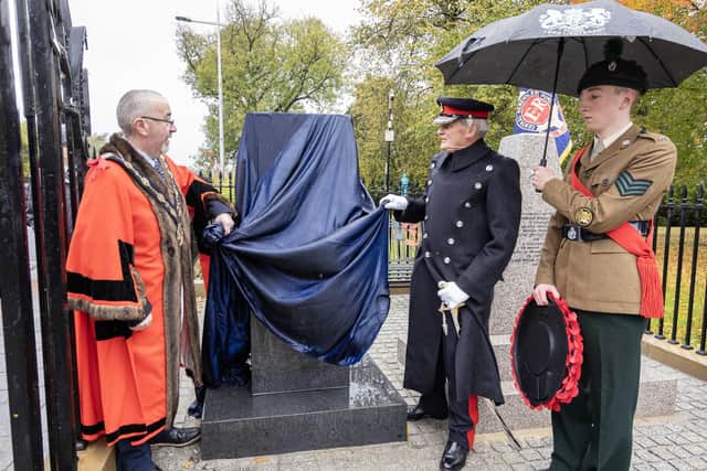 Lisburn and Castlereagh City Council has unveiled a memorial in honour of Prison Officers killed in the line of duty. Pic credit: LCCC
