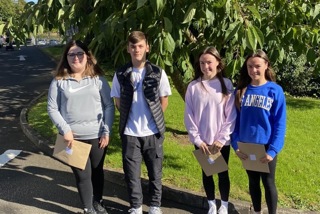 Charlie Kemp, Robbie Irwin, Evie and Abbie Lavery achieved a full complement of A* and A grades.