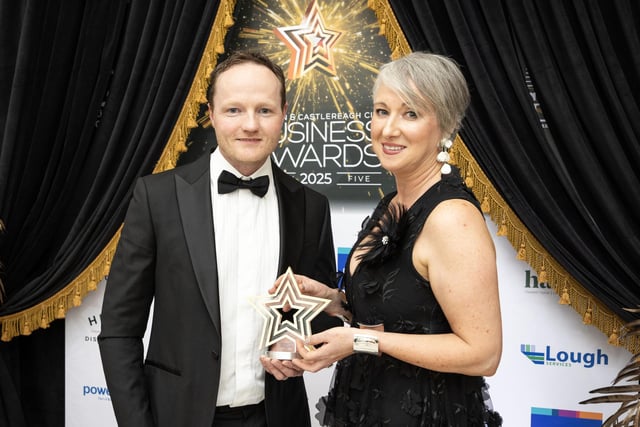 Hillmount won the Business Success Award that was sponsored by Leckey.  Alan Mercer received the award from Clayre Scott