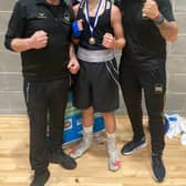 Daire McGuinness of St Monica's Boxing Club is the new Northern Ireland Boys Club champion.