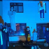 The spooky display in the Carnmoney area. (Pic: Contributed).