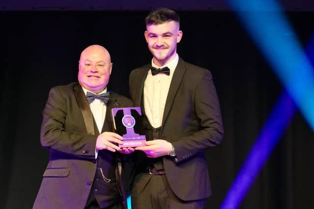 (L-R) Jonathan Mallon Chief Operating Officer at Mount Charles and award winner Stephen McGirr.jpg