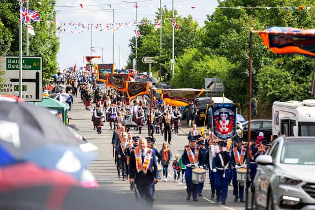 Lodges are gearing up for this year's Twelfth celebrations, with main parades being held locally in Lisburn, Dromara, and Dundonald. Pic credit: Graham Baalham-Curry