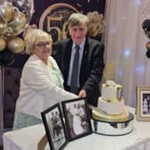 Eamon and Bridie O'Neill from Coalisland, who recently celebrated their 50th wedding aniversary.