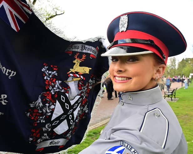 Louise Spratt pictured at the parade in Lisburn.