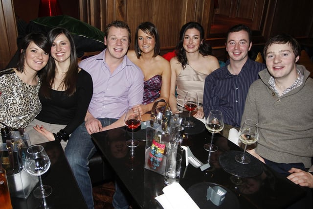 This group was pictured at Kelly's Portrush enjoying New Year's Eve in 2011