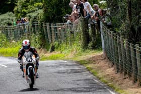 Keen road racer and mechanic, Raymond Hodges and TT Racing are sponsoring the Moto 3/GP 125cc race at this year’s Armoy Road Races.