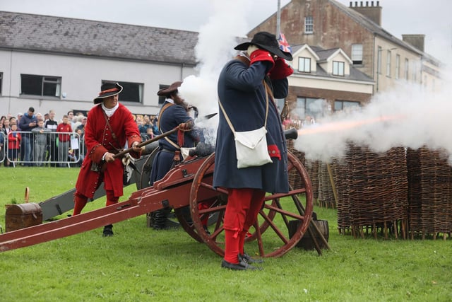 Re-enactors bring history to life at the Siege of Carrickfergus on bank holiday Monday.