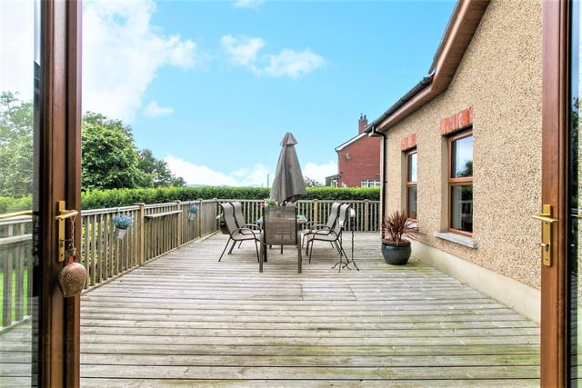 This extensive, modern cottage is on the market now.
