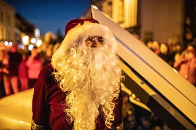 Santa will be making an appearance in Mid and East Antrim as the Christmas lights are switched on in the coming weeks. Photo: Ronan O'Dornan