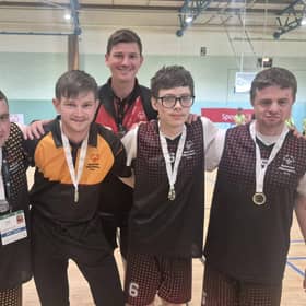 Coleraine Cougars Special Olympics Club members Kevin, Liam, Jacob, and William, who play in the Ulster basketball league, were selected to represent Team Ulster at the Special Olympics Ireland Summer Games.