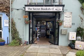 The Secret Bookshelf at The Courtyard, Carrickfergus.
