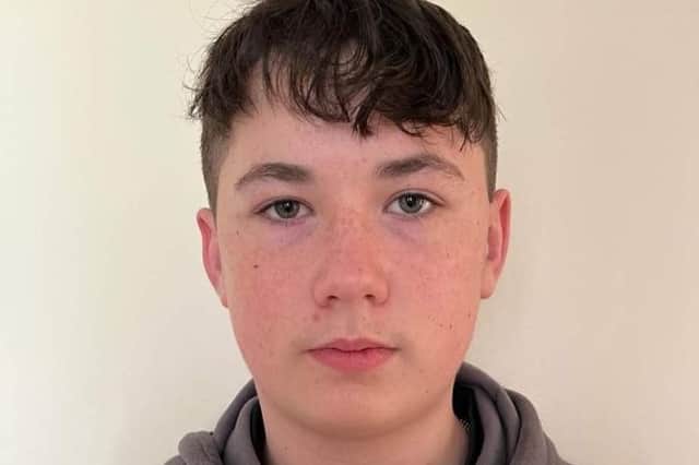 Police are growing concerned in relation to the whereabouts of Alex Breadon who is 13 years old. Picture: released by PSNI