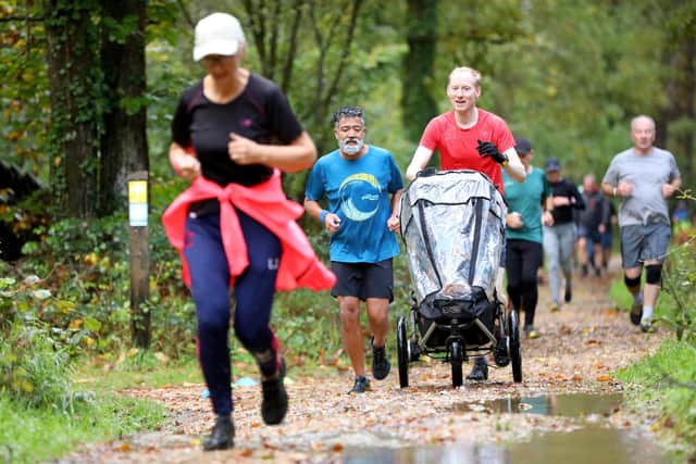 The parkrun at Staunton Country Park in Havant, Hampshire