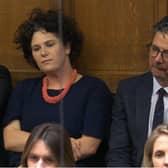 Outgoing SDLP leader Colum Eastwood and likely next leader Claire Hanna sit on the government benches at Westminster, rather than on the opposition benches with the other Northern Ireland MPs. The party simultaneously claims to seek to hold the government's feet to the fire on key issues.