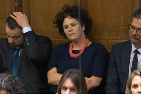Outgoing SDLP leader Colum Eastwood and likely next leader Claire Hanna sit on the government benches at Westminster, rather than on the opposition benches with the other Northern Ireland MPs. The party simultaneously claims to seek to hold the government's feet to the fire on key issues.