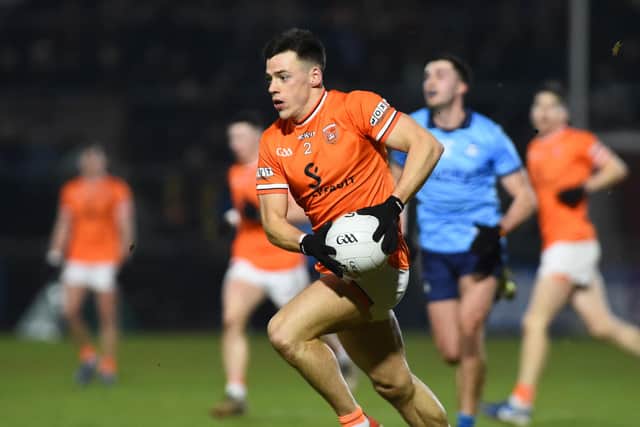 Corner back Tomas McCormack is one of several young players who made their mark for Armagh in the league this season.
