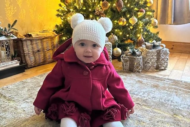 Ava’s first Christmas, 11 months old. Picture: Tj Abraham