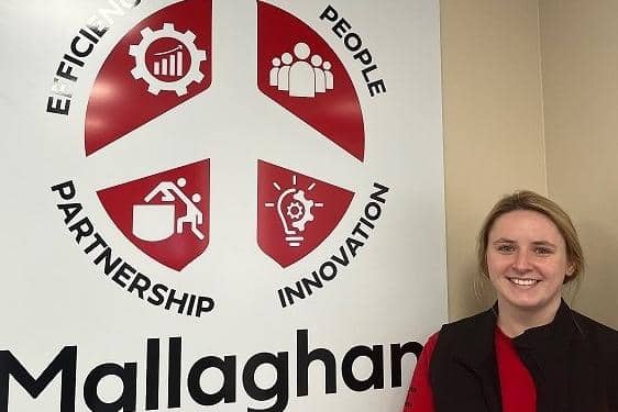 Orla Donnelly  - an apprentice at leading airport ground support equipment manufacturer Mallaghan - has been named Apprentice of the Year at the distinguished Made in Northern Ireland Awards.