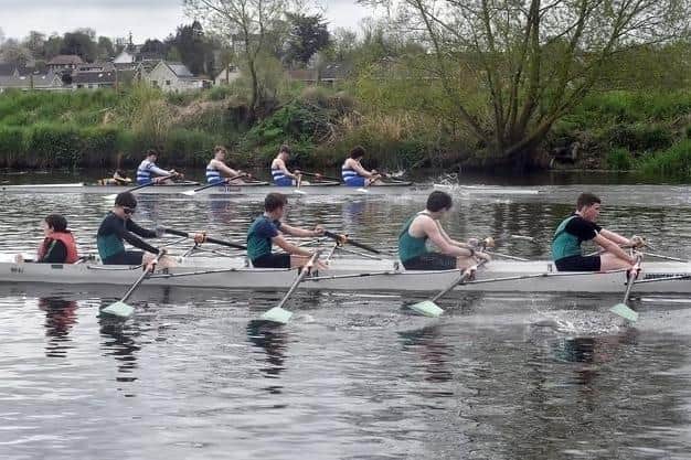 Race action from a previous regatta at Portadown Boat Club. Photo: Tony Hendron
