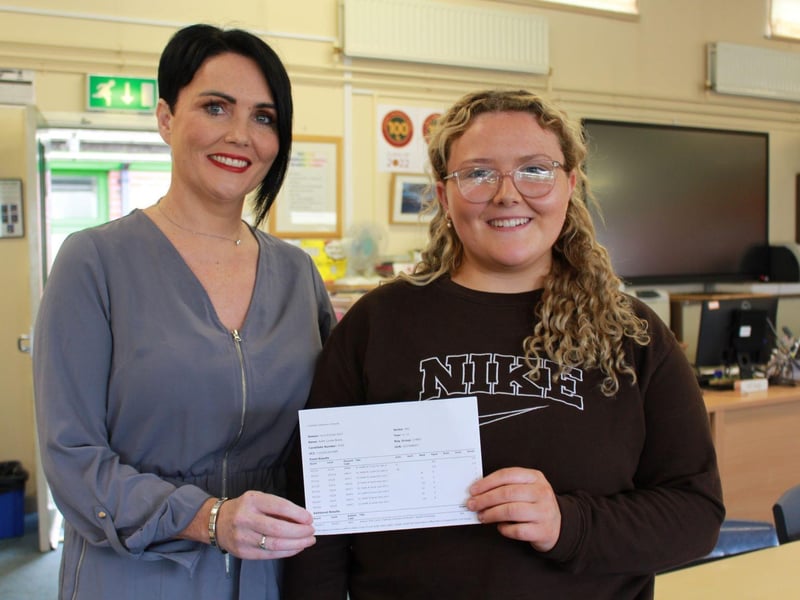 Aoife celebrates her A’ Level results with her mum, Louise, at ICD. Aoife will continue her education studying a BA Hons Degree in Psychology at St Mary’s University, Twickenham.
