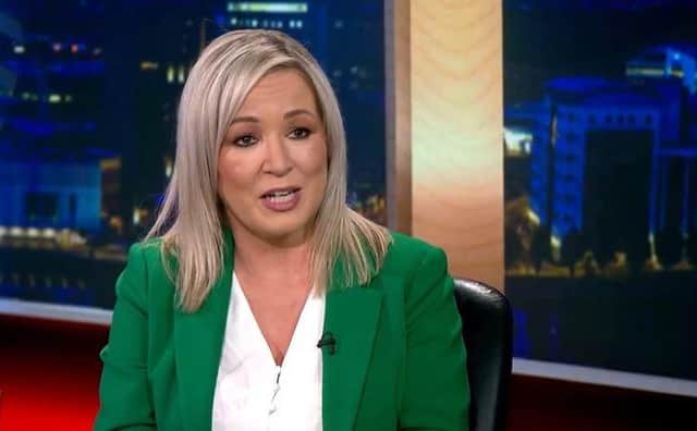 First Minister Michelle O'Neill answered questions on BBC's The View about whether she would attend IRA commemorations.