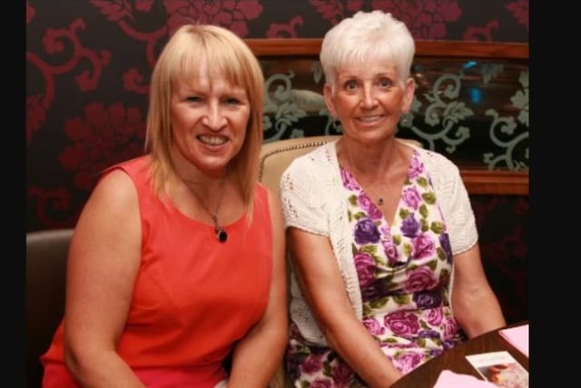 Gillian Gordon and Elizabeth Addley attended the ladies pamper night held at the Windrose in 2012.