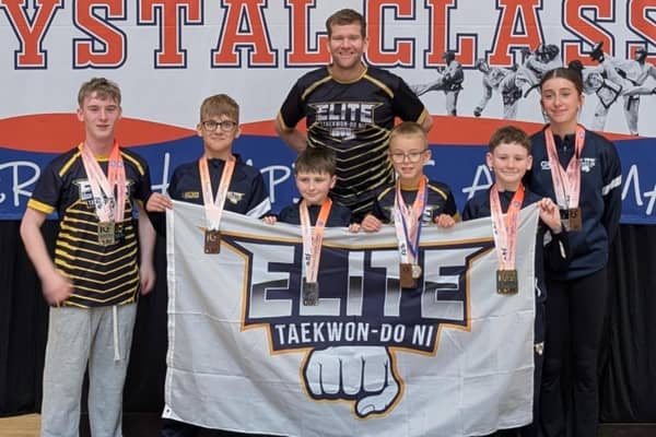 Medalists pictured at the Crystal Classic 2026 Taekwondo Championships in Waterford. Credit: Supplied
