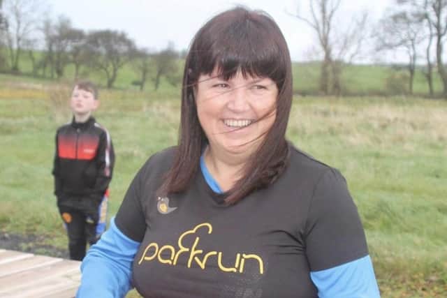 Catherine Byers at the Limepark Playing Fields Parkrun