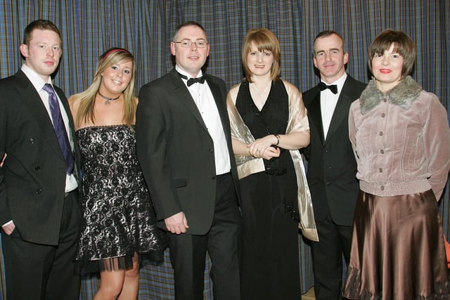 Arriving for the Valentine's Ball held at the Limavady Recreation Club in 2007 were Jean Luc Agnew with Lisa McManus, Declan and Bronagh Quigley and Patrick and Emma McKeown.