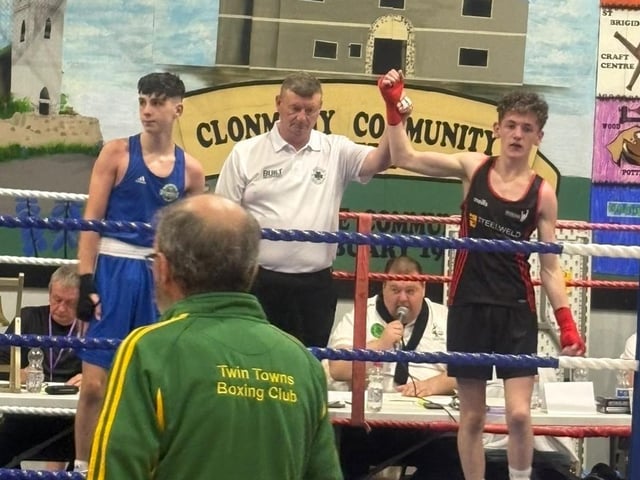 John Joe Coyle after his victory in the Peter ODonnell Box cup. Credit: Supplied