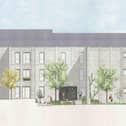 The proposed rear elevation at 5 - 19 Scotch Street, Dungannon. Credit: Mid Ulster District Council planning portal