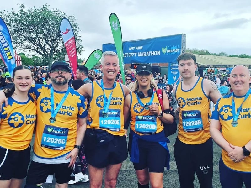 TEAMSCS raising money for Marie Curie.