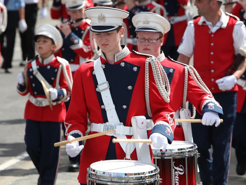 Cairncastle Drummers keep the beat CT28-444RM
