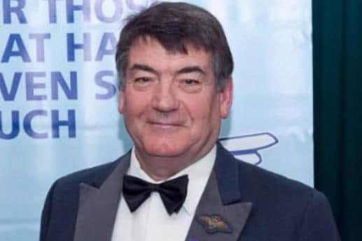 Wing Commander Noel Williams receives the BEM for services to the veteran community in Northern Ireland. Photo: National World