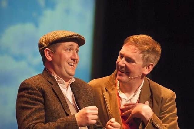 Brothers Colin and Alan in 'Stones in his Pockets' which will take to the stage of Portrush Town Hall in November